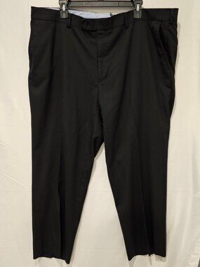 Jack Victor Men's Dress Pants 44x27 Classic Flex Stretch Tailored Trousers